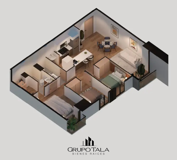Proyecto de apartamentos en venta en zona 10, Viana - Image 3