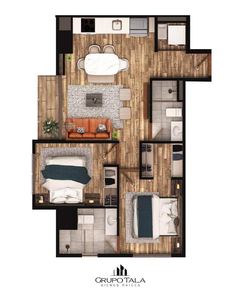 Proyecto de apartamentos en venta en zona 14, Amalfi - Image 2