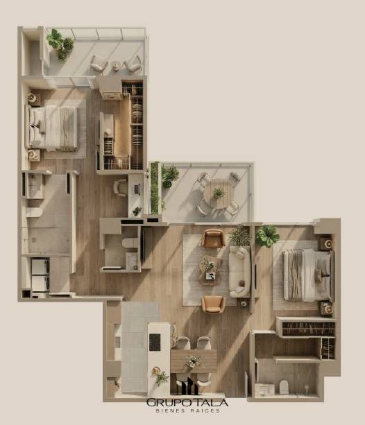 Proyecto de apartamentos en venta en zona 16, Legado del Bosque - Image 3