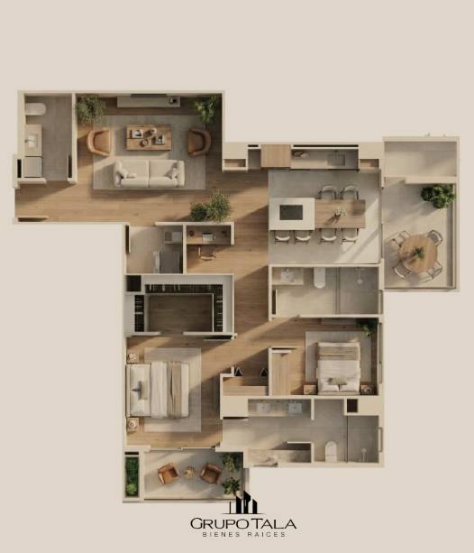 Proyecto de apartamentos en venta en zona 16, Legado del Bosque - Image 2