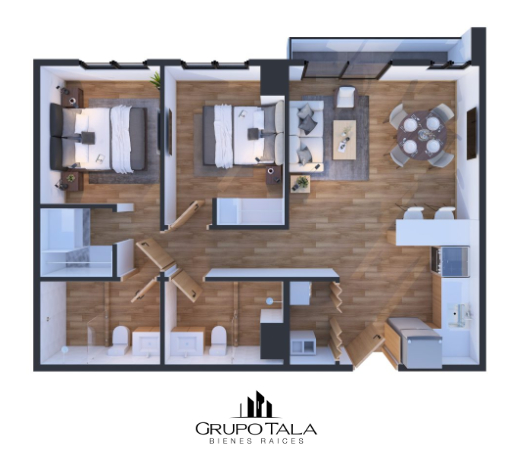 Proyecto de apartamentos en venta en zona 16, Vila Dieciseis