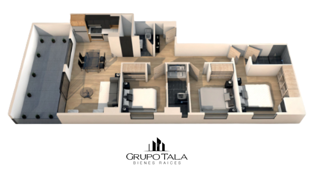 Proyecto de apartamentos en venta en zona 14, AOKI - Image 5
