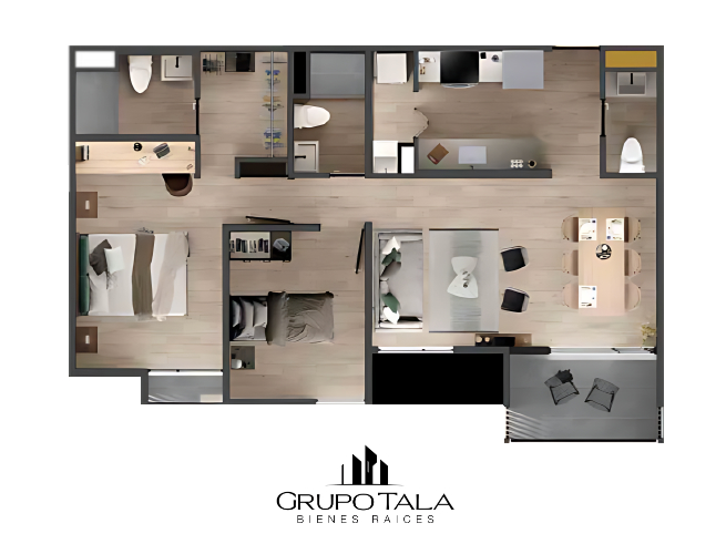 Proyecto de apartamentos en venta en zona 16, Terrasse - Image 3